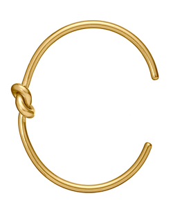 Браслет узел, золото