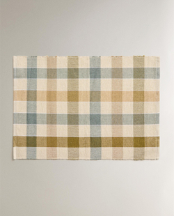 Zara Home сервировочная салфетка из хлопка, узор в полоску, 50 35 см