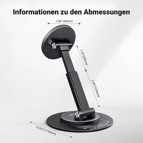 Магнитная подставка для смартфона Ugreen LP862 (45376) Black