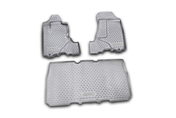 Коврики Standard, в салон HONDA Element 2003- , 3 шт. (полиуретан, чёрные) Element.NLC.18.17.210