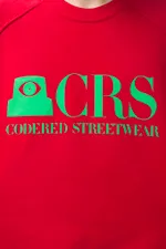 Толстовка Codered крюнек Firm Wide Summer Красный CRS