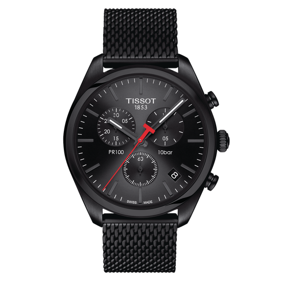Tissot T101.417.33.051.00 мужские часы с хронографом PR 100