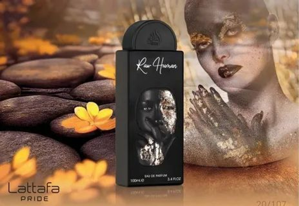 "Raw Human" - парфюмированная мужская вода от Lattafa, 100мл