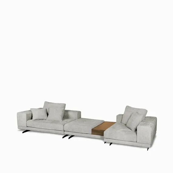 Модульный диван Iris ширина 380 см, бежевый