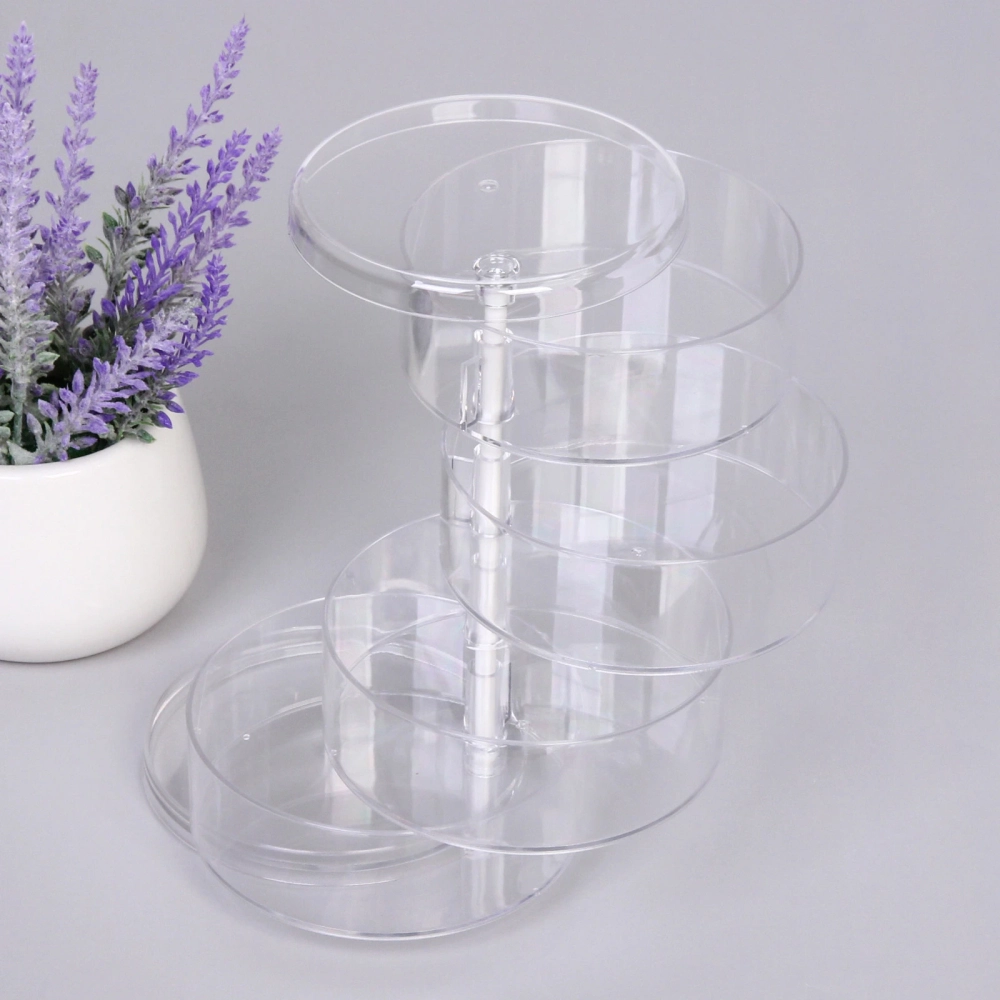 Органайзер для хранения «МАРЦИПАН», прозрачный, четыре отделения, 17.5*11.5 (упаковка коробка)