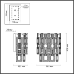 Бра Odeon Light 4989/2W BUCKLE
