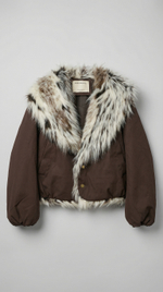 Куртка с эко-мехом FINN