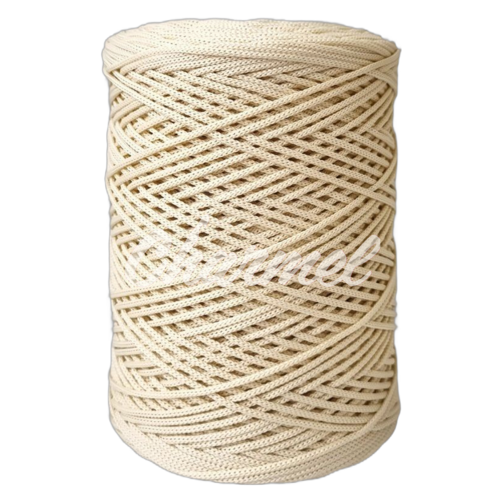 White polyester cord 2 mm