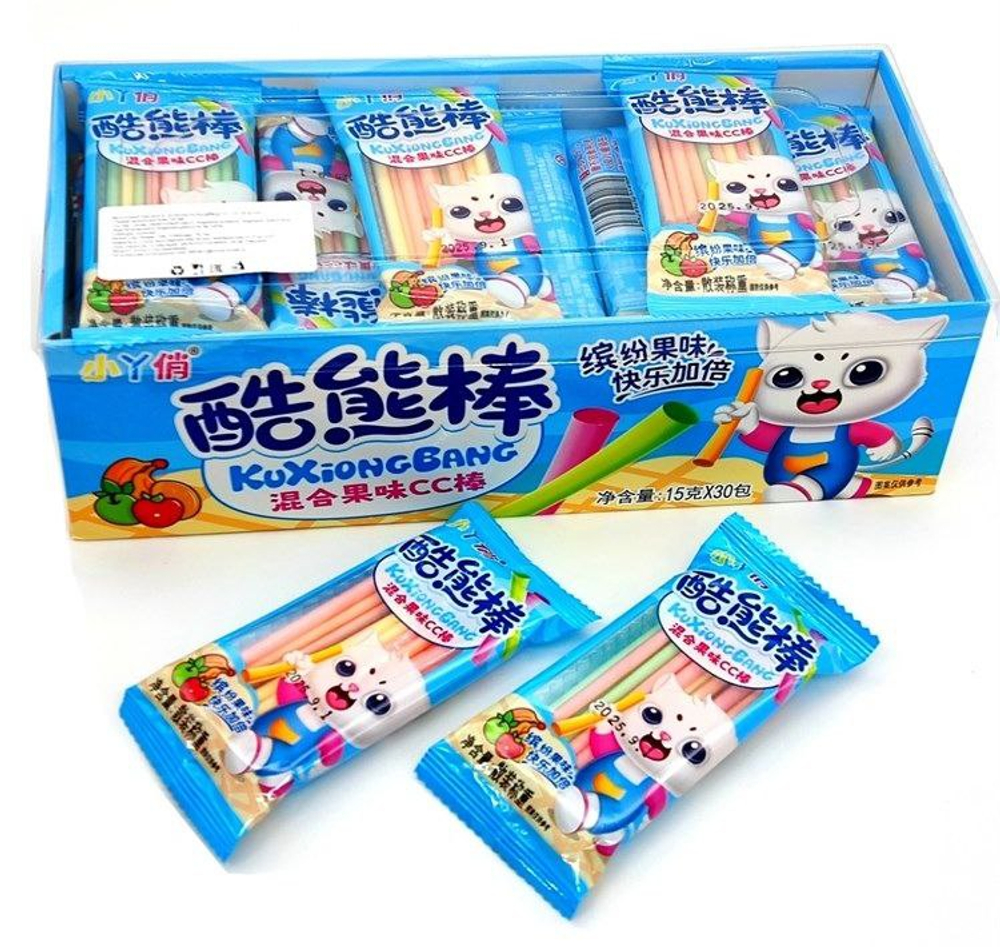 Конфеты KuXiongBang йогуртовые палочки 15г