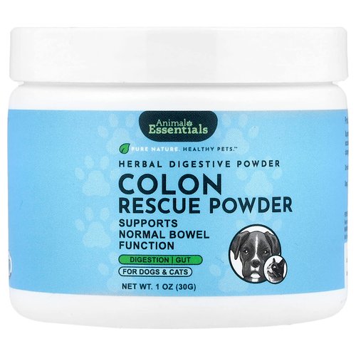 Animal Essentials, средство для восстановления кишечника, в порошке, для собак и кошек, 30 г (1 унция)