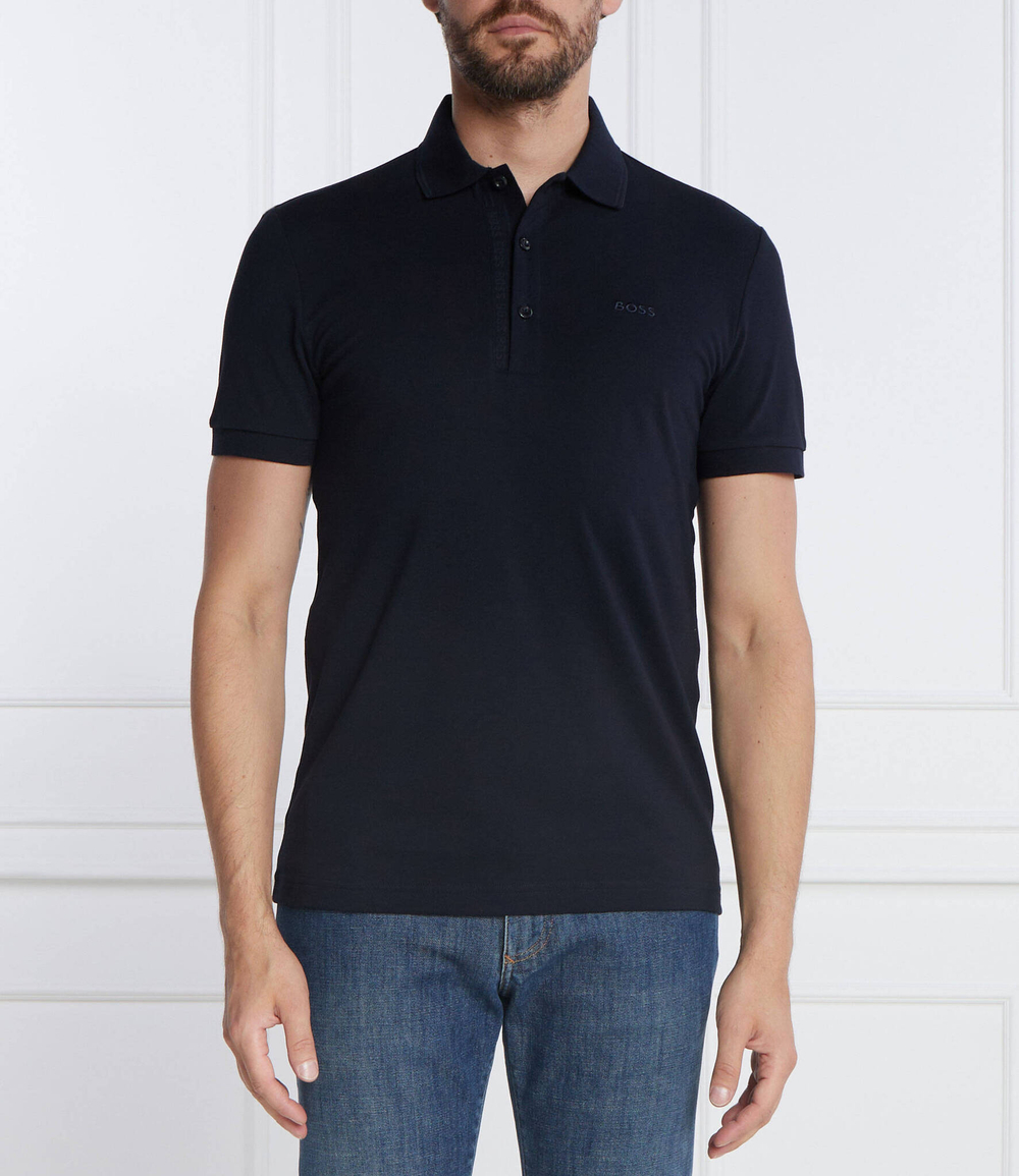 Поло Paule 4 BOSS GREEN - темно-синий(50469391)