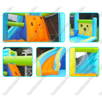 Батут домашний "Водная горка 2" 4,5*4*2,6 м