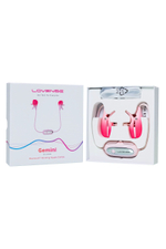 Виброзажимы для сосков Gemini (Цвет: розовый)