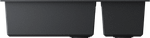Мойка Omoikiri Tedori 86-2-LB-BL Tetogranit/черный