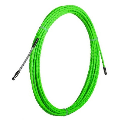 Протяжка кабельная из плетеного полиэстера PET d4mm L20m зеленый Fortisflex (PET-1-4.0/20) 76656