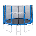 Батут для дачи с сеткой, диаметр 6 фт