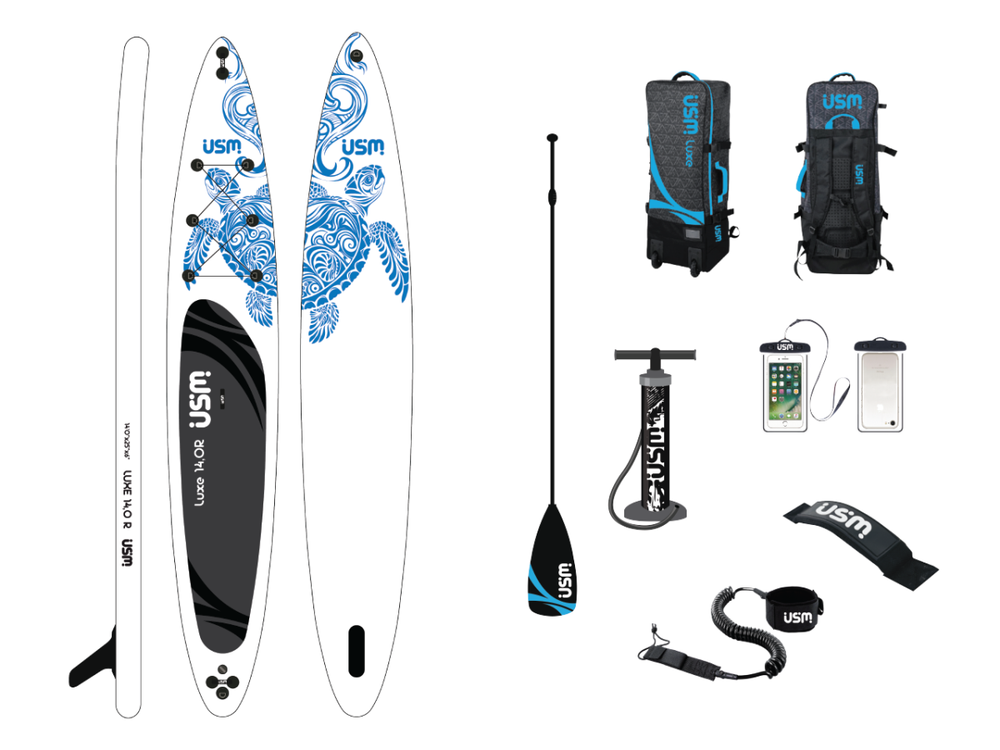 Гоночный сап борд LUXE USM 14,0 Race Turtle