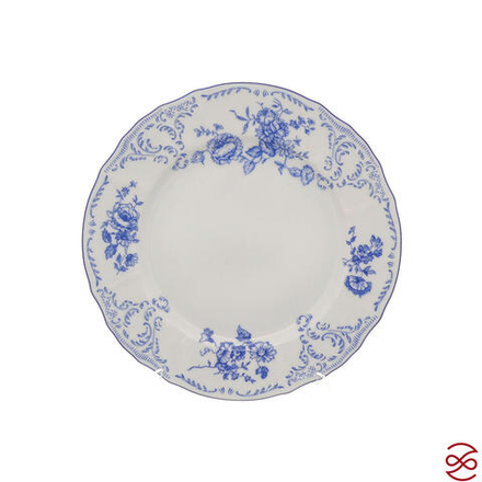 Набор тарелок Bernadotte Синие розы 25 см(6 шт)