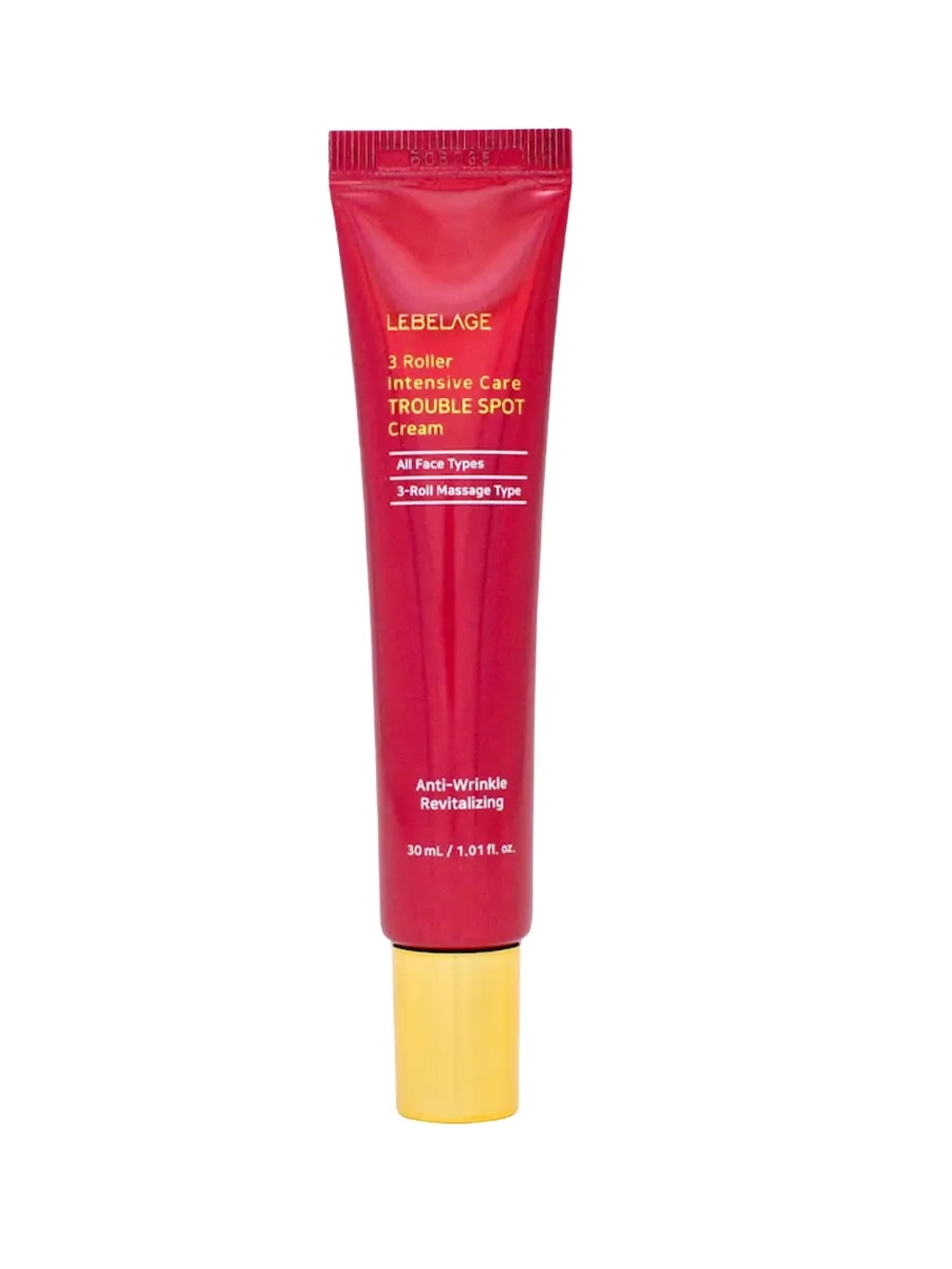 LEBELAGE - КРЕМ ДЛЯ ПРОБЛЕМНОЙ КОЖИ ЛИЦА 3 ROLLER INTENSIVE CARE TROUBLE SPOT CREAM, 30 МЛ