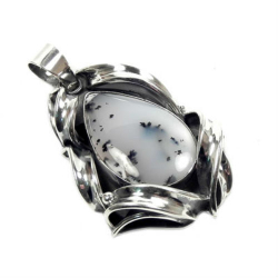 Кулон моховый опал асс.