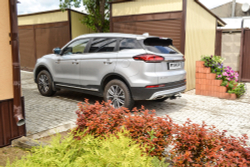 Фаркоп PT GROUP/ съемный квадрат/ GEELY Atlas Pro 2021-(паспорт и сертификат в комплекте)(без электрики) арт.GEA-21-991122.00
