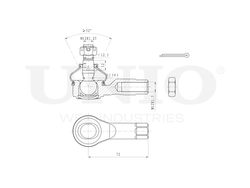 Наконечник рулевой UNIO SSP-10104