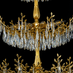 Citilux RITZ CL310262 Люстра хрустальная подвесная Золото