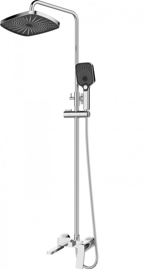 Система душевая Esbano ESDSGEMI-DSXR 489x190x1670 Прямоугольная цвет хром