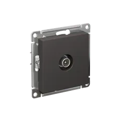 Розетка телевизионная оконечная TV AtlasDesign 1дБ механизм базальт SE ATN001491