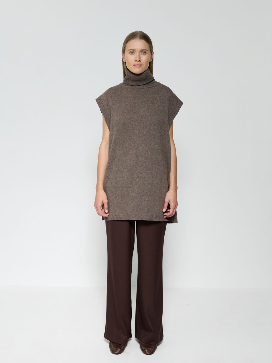 Жилет из смесового кашемира