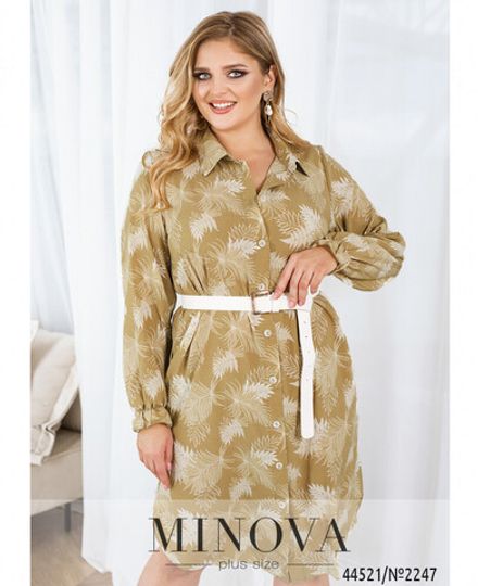 Платье 2247-фисташковый Minova Фото 2