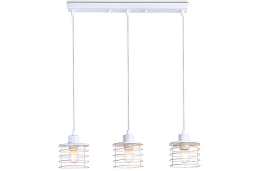 Подвесной светильник в стиле лофт TR8072/3 WH белый E27*3 max 40W 582*120*1040