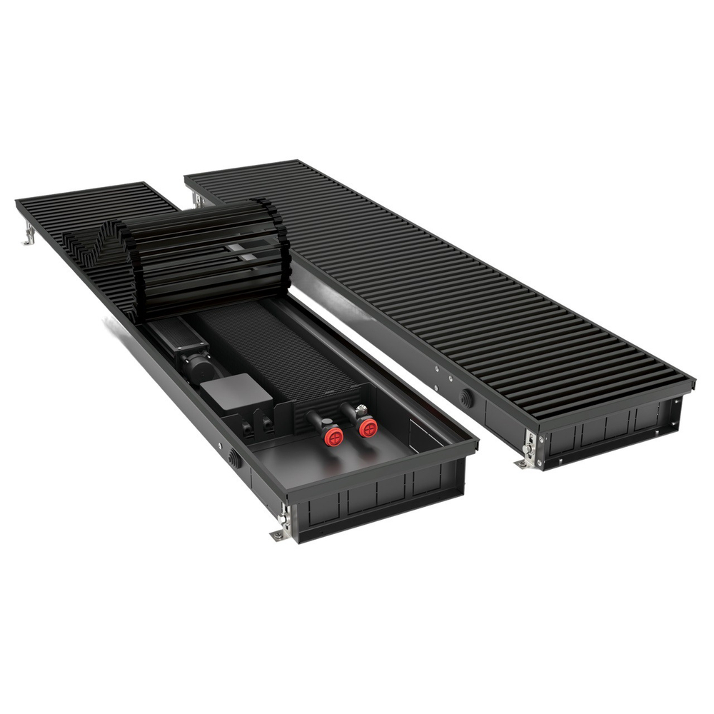 Конвектор внутрипольный Royal Thermo ATRIUM TURBO-80/180/1000-DG-U-BL