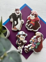 Пряники на торт имбирные Гравити Фолз