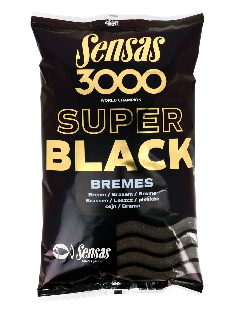 Прикормка Sensas 3000 Super BLACK Bremes 1кг