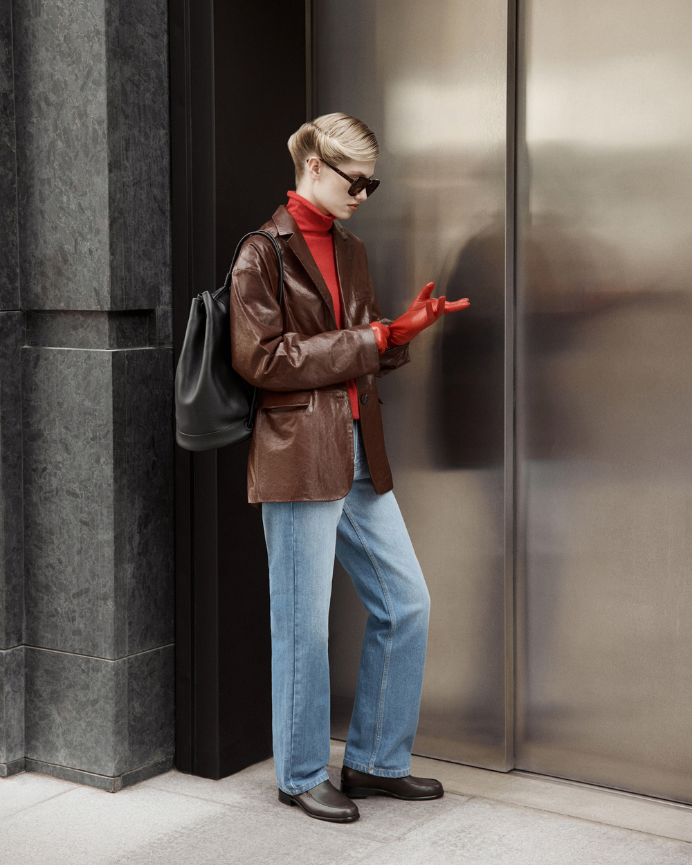 Backpack TRAVEL NEW black amber color