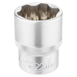 Головка 22мм (сорв.гр), 1/2'' Forsage F-54722