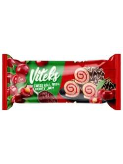 Мини рулетики с Вишневой начинкой Витекс 150 г * 3 шт