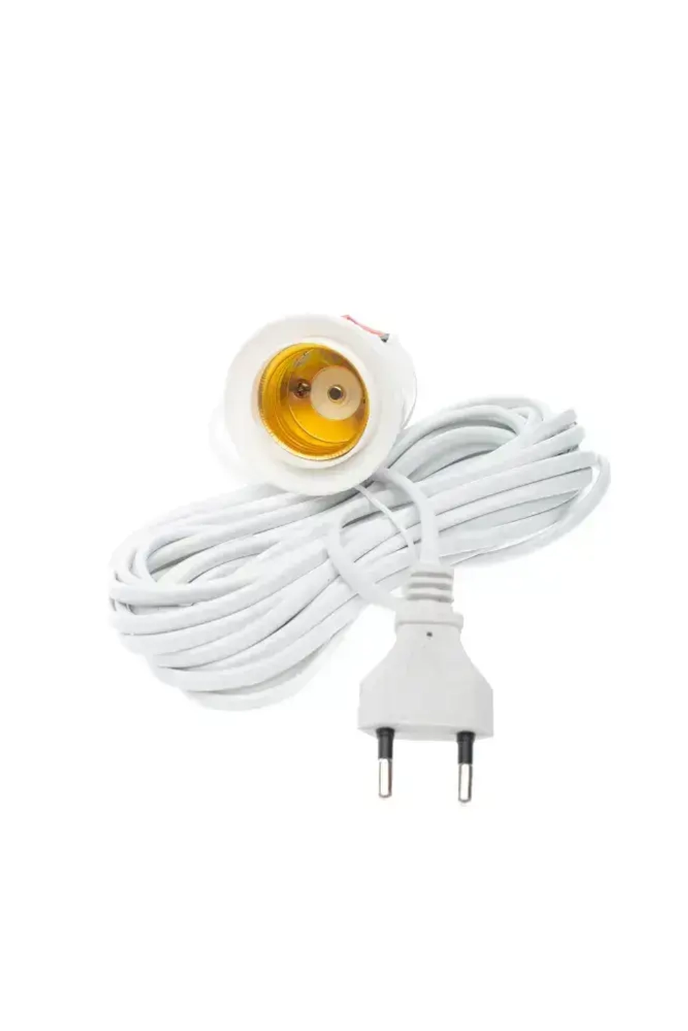 Патрон подвесной е27 с выключателем и шнуром 3 м, патрон для лампы с выключателем для рассады и фитолампы.