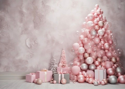 РОЗОВАЯ ЕЛЬ фон неопреновый