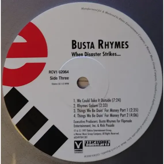Busta Rhymes - When Disaster Strikes (coloured) LP