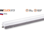 Светильник ДСП11-54-041-5К с БАП EM1 54Вт 5000К IP65 Матовый 6500лм 1270х152х100мм WOLTA STD