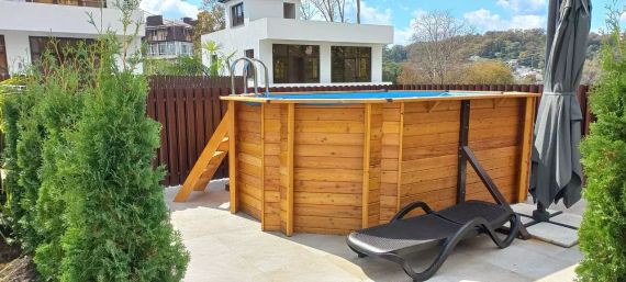 Морозоустойчивый сборный бассейн 600 х 250 см &quot;Ангара&quot; овальный