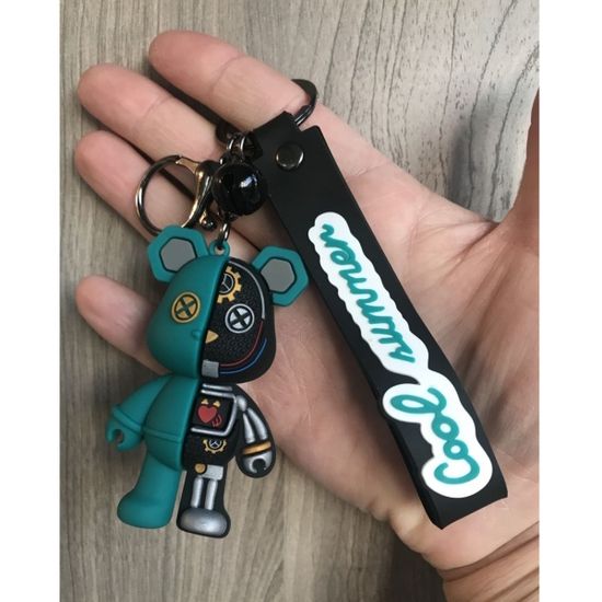 Брелок объемный Мишка БеарБрик, 7 см