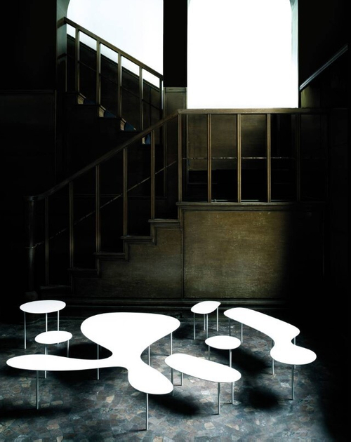 Столик Rabbit & the Tortoise LIVING DIVANI металл/white 260х260х250h