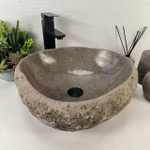Раковина из речного камня RS-65434 45*41*15 0861