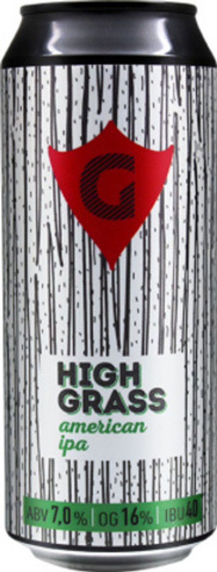 Пиво Гуси Хай Грасс / Gusi High Grass 0.5 - банка