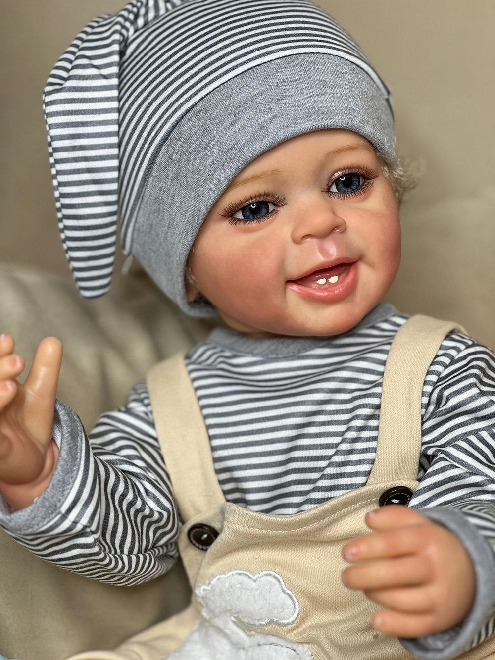 Кукла Реборн виниловая 55см в пакете (FA-325)