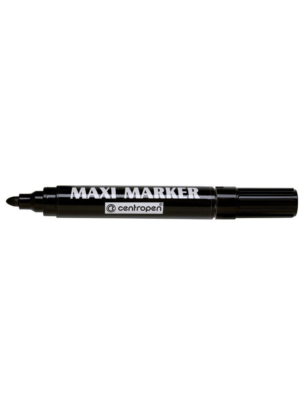 Маркер перманентный 2*1мм, черный, Centropen (12)