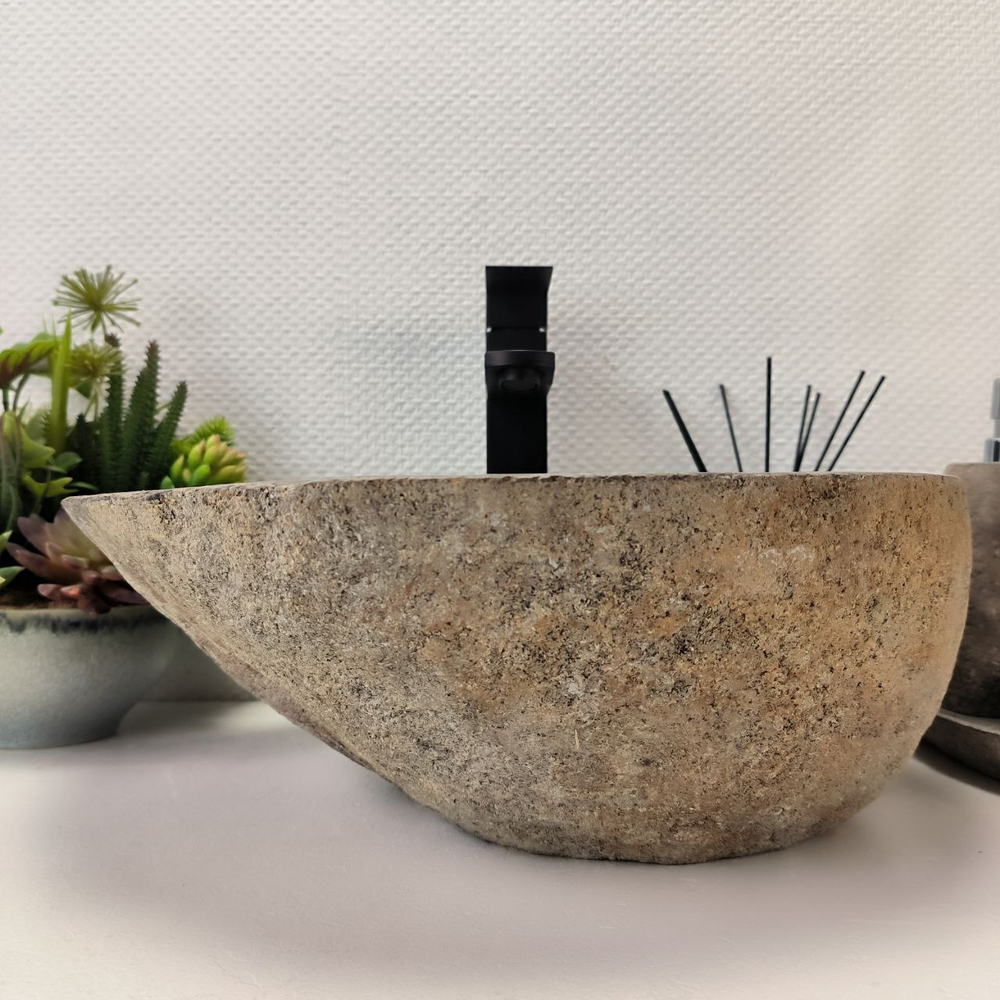 Раковина из речного камня RS-63892 (43*42*15) 0120